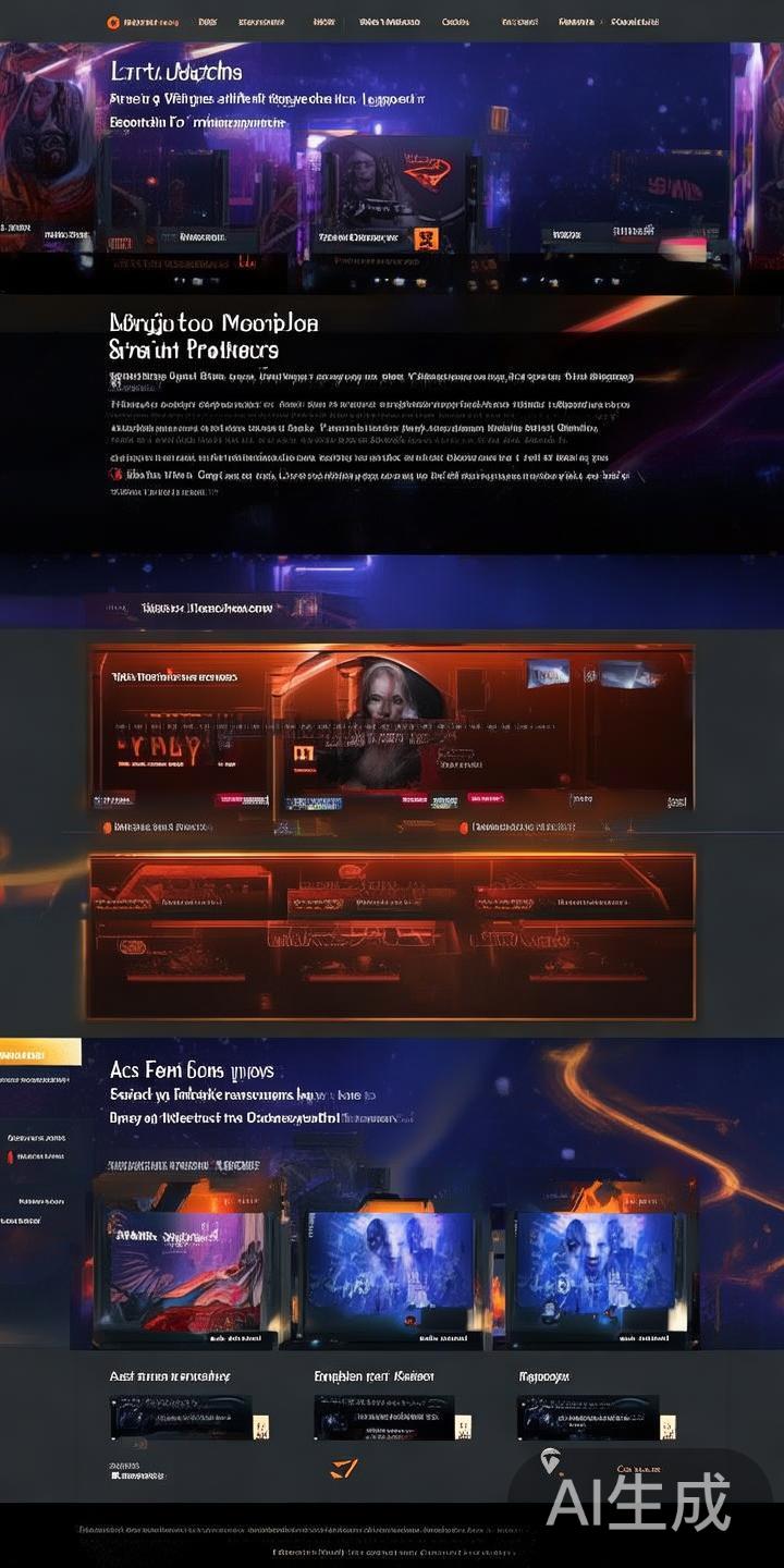 火狐电竞的首页主要分为几个核心区域：顶部导航栏、轮